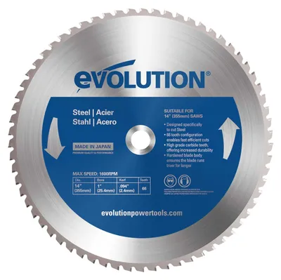 Image de Lame de scie circulaire pour métal - 355 mm - 66 dents - Carbure TCT - Alésage 25,4 mm