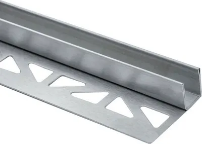 Produktbild von Gefällekeil zur Glasaufnahme am Boden Dural Shower-GK GKGL links Länge 98 cm Höhe 19 mm