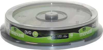 Produktbild von Maxell M160 DVD-Rohling 4 7 GB DVD+R 10 Stück(e)