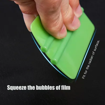 Image de Raclette de 1 pièce avec feutre souple pour la pose de films adhésifs et d'autocollants sur les vitres des véhicules