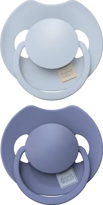 Image de Difrax Dynamic Lovi Prime sucettes - 18 mois+ - 2 pièces - Baby Blue/ Blue | Difrax