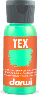 Produktbild von DARWI 4x 50 ml Flasche Tex Stoffmalfarbe Perlmut Türkis - DA0100050695C