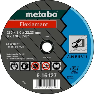 Image de Metabo Flexiamant 150x3,0x22,2 acier, 616121000