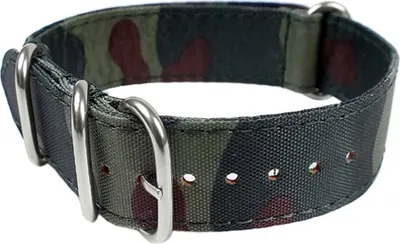 Produktbild von Minott Ersatzband Uhrenarmband Nato Band Durchzugsband Nylon Camouflage 24102, Stegbreite:20mm