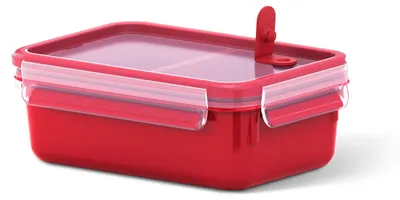 Zdjęcie produktu dla EMSA 517774, 1 l, Czerwony, Przezroczysty, Polipropylen (PP), Termoplastyczny elastomer, Niemcy, 135 mm, 195 mm