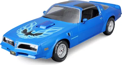 Image de Maisto 31464BL Pontiac Firebird Trans Am 1978 bleu métallisé 1:18
