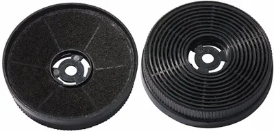 Imagen del producto de Filtros de carbón activado para campanas extractoras, 2 unidades, de 108 mm x 25 mm, para eliminar olores en la cocina