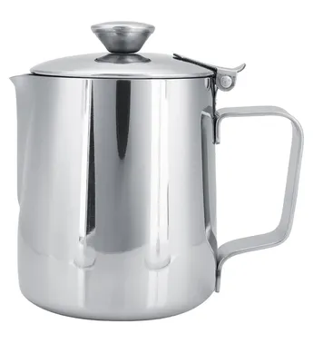 Milchaufschäumer Edelstahl 600 ml mit Deckel