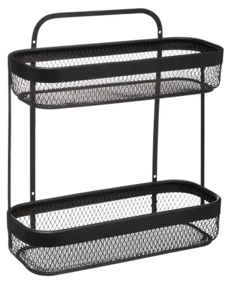 Produktbild von 5Five Simply Smart Wandregal Mayaj mit 2 Ebenen, Hängeregal, Metall, 169223