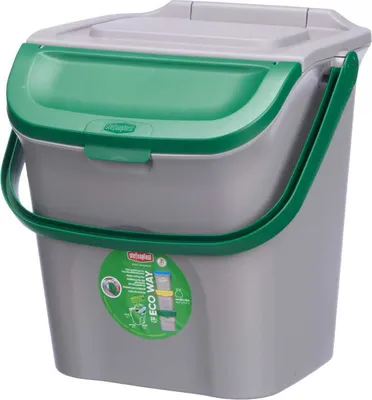 Obrázek produktu pro Odpadkový koš na tříděný odpad,  28 l, zelený