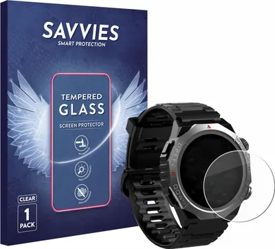 Produktbild von Savvies Schutzglas für Atheewon S10 1.39" Displayschutz 9H Glas klar transparent