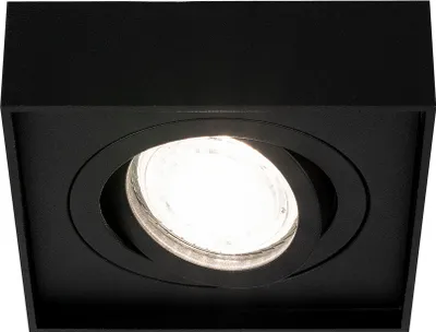 Produktbild von Deckeneinbauleuchte PALLAD 1 MINI BLACK Deckenleuchte quadratisch schwarz EDO777125 EDO