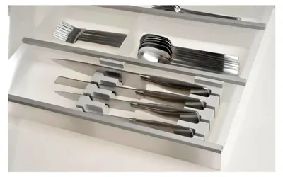 Produktbild von Messereinsatz Cuisio 146x44x53mm, grau