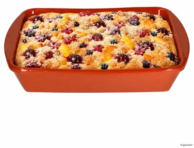 Produktbild von Ton-Auflaufform ECKI L 1L 28,5x19cm Backform Kuchen Airfryer Lasagne Dessert