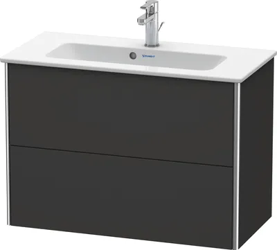 Produktbild von DURAVIT XS416608080 Waschtischunterbau XSquare, 2 Schubk.