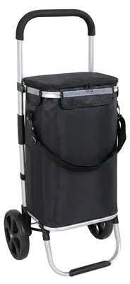 Produktbild von Travelnet Einkaufswagen mit Kühlfach 40L, faltbar, Aluminiumrahmen
