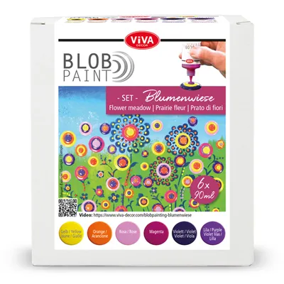 Immagine prodotto di Viva Decor 800198800 ViVA DECOR Blob Set di colori "Prato fiorito", 6 pezzi