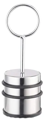 Productafbeelding van Deurstopper deurstop zware deurstop - Roestvrij staal - Zilver - 20,5 cm