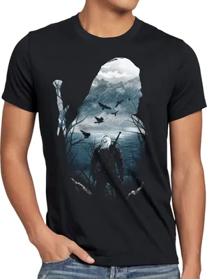 Produktbild von A.N.T. Vorhersehung des Hexers Herren T-Shirt temerien mittelalter