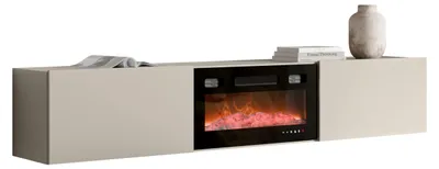 Produktbild von MIRJAN24 TV-Schrank Govi 180 mit Kamin und mit zwei Klappe (Farbe: Cashmere)