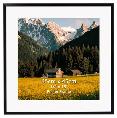 Zdjęcie produktu dla Ramka na zdjęcia 45 x 45 cm, z passe-partout 35 x 35 cm, do dekoracji ściennej