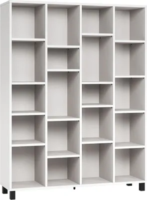 Produktbild von Regal Pantanoso 25, Farbe: Weiß - Abmessungen: 195 x 149 x 38 cm (H x B x T)