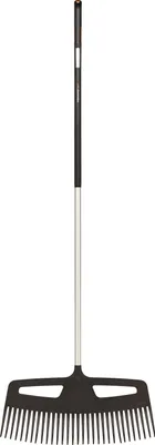Produktbild von Fiskars Xact, Laubrechen, Schwarz, Edelstahl, Aluminium, Schwarz, Edelstahl, 1 Stück(e), 176,5 cm