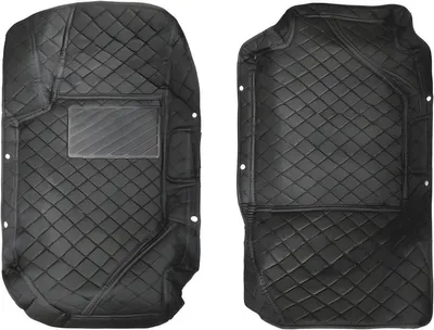 Produktbild von Auto Fußmatten Kunstleder – 2-Sitzer Maßgeschneidert 2009–2014 – Wasserfest & Rutschfest – Schwarz