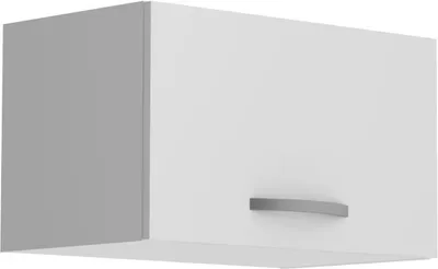 Image de Meuble Haut de Cuisine OSLO, 1 Porte, Blanc, 60 x 36 x 35 cm, Contemporain, Mat