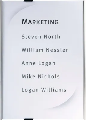 Produktbild von Schild I DURABLE Türschild Info-Sign, Aluminium, 210x297mm, inkl. Befestigung...