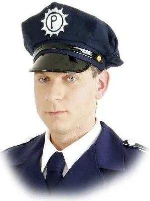 Produktbild von Polizeimütze Mütze Polizist Polizei Kostüm Gr. 58
