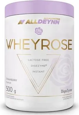Produktbild von ALLDEYNN WHEYROSE 500g Vanille und Heidelbeere mit gefriergetrockneten Cranberrystückchen Protein-Ergänzungsmittel