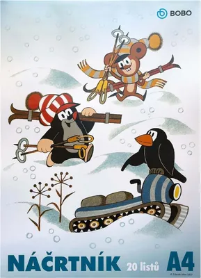 Produktbild von Skizzenbuch KRTEK A4, 20 Blatt
