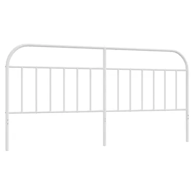 Produktbild von vidaXL Ersatz-Kopfteil Metall Weiß 200 cm