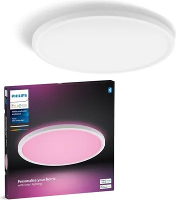 Produktbild von Philips Hue LED Deckenleuchte Tento rund weiß RGB Ø 43 cm RGB