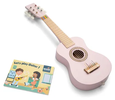 Produktbild von Kindergitarre Spielzeuggitarre Musikinstrument - Rosa