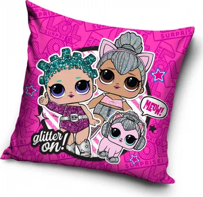 Zdjęcie produktu dla Poszewka na poduszkę L.O.L. Surprise Glitter On 40x40 cm