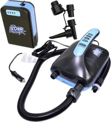Produktbild von Elektrische Füllpumpe 12V Smart Inflator Deflator Luftpumpe Star Pump 8 SUP mit Akku Powerbank