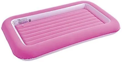 Aufblasbare Kindermatratze für Kleinkinder - Ideal für Camping und Reisen - Rosa