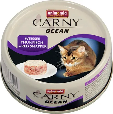 Immagine prodotto di Animonda Carny Adult Ocean Tonno Bianco & Red Snapper 80gx12