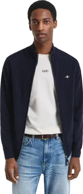 Produktbild von Gant Weste Stehkragen navy Reißverschluss uni Wolle