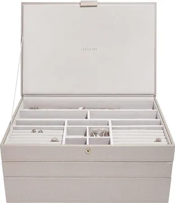 Produktbild von Famanu Schmuckbox Stapelbar - Set von 3 Stück