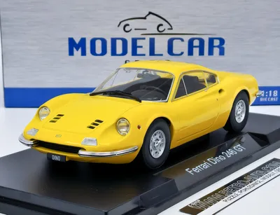 Zdjęcie produktu dla Ferrari Dino 246 GT (1969) żółty MCG 1:18