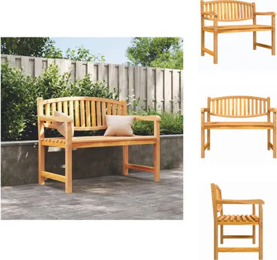 Produktbild von vidaXL Gartenbank 114x59x87 cm Massivholz Teak -  Gartenbänke