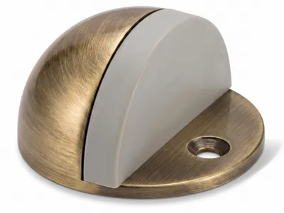 Produktbild von Türstopper zum Schutz von Tür und Wand, aus Zinkdruckguss, 50 mm, Braun