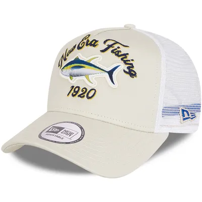 Produktbild von New Era 9FORTY Trucker Cap Fishing light beige/white