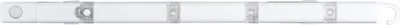 A product shot of a white LED cabinet light.