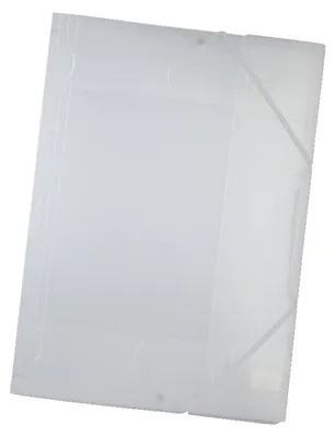 Image de Folia Chemise à rabats avec élastique, DIN A3, 1 pièce, blanc transparent