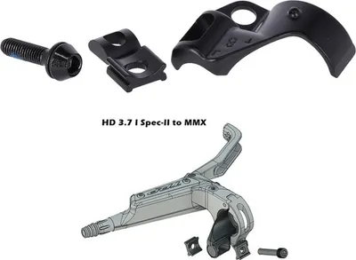 Produktbild von TRP Adapter Brems- zu Shifter-/Dropperhebel Schwarz - Aufgeräumtes Cockpit