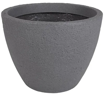 Image de Pot de fleurs gris aspect pierre Pot de fleurs Cache-pot Ø39cm